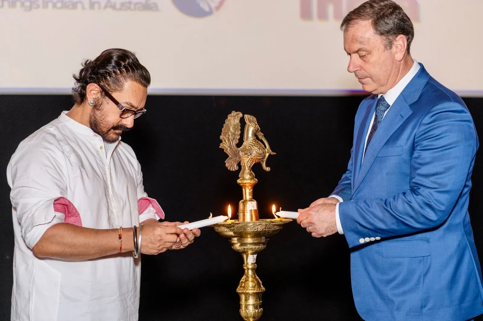 Did Aamir Khan Inaugurate IFFM 2025 by Lighting the Ceremonial Lamp?