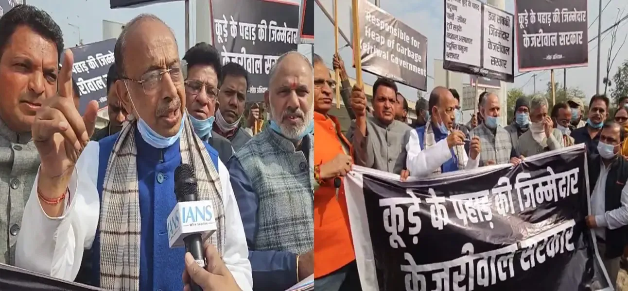 BJP Criticizes Kejriwal for Neglecting Delhi's Garbage Crisis