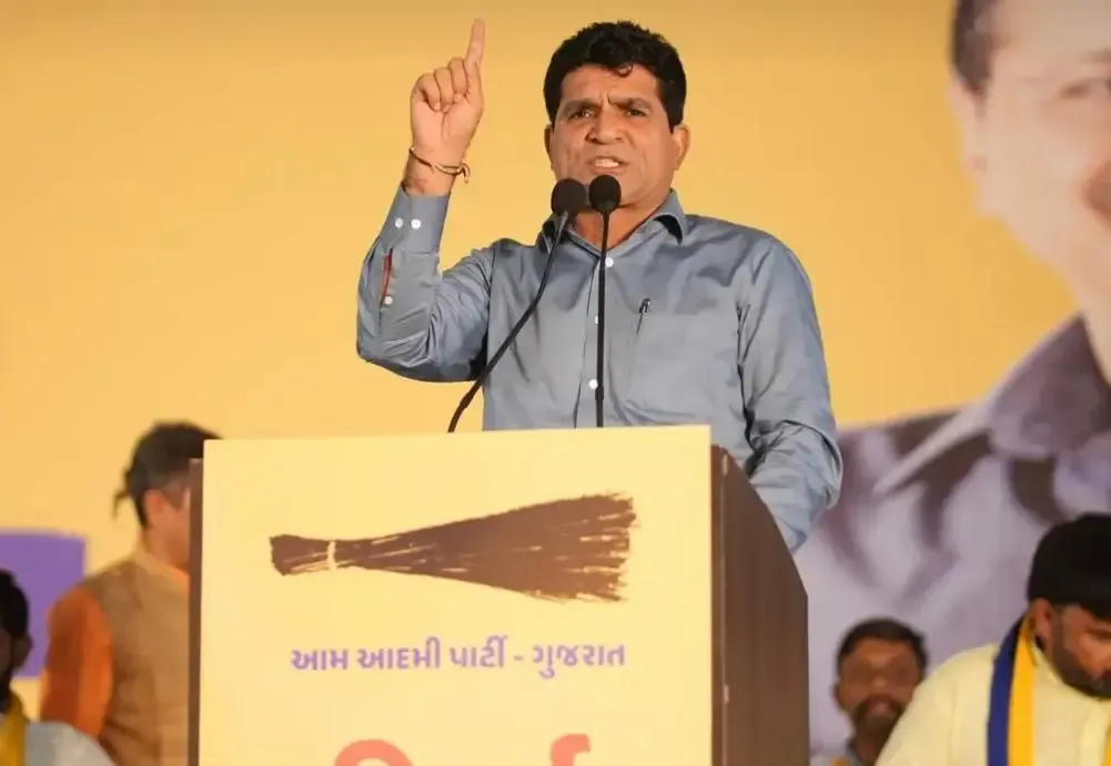 AAP to Participate Independently in Gujarat Local Elections: Isudan Gadhvi