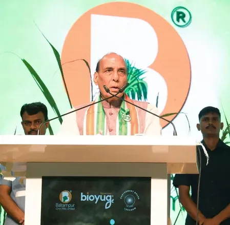 राजनाथ सिंह: गन्ने से बनेगा आत्मनिर्भर भारत, बायोफ्यूल राष्ट्रीय सुरक्षा का नया हथियार