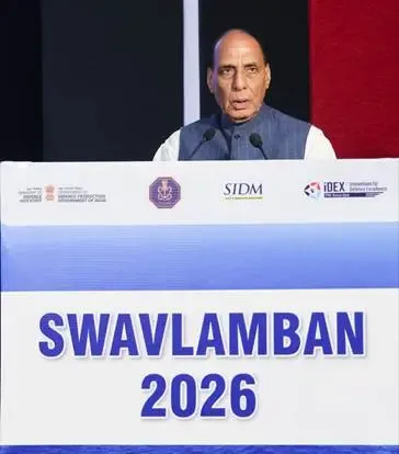 Rajnath Singh calls for 'Aatmanirbharta 2.0' in defence, eyes Viksit Bharat 2047