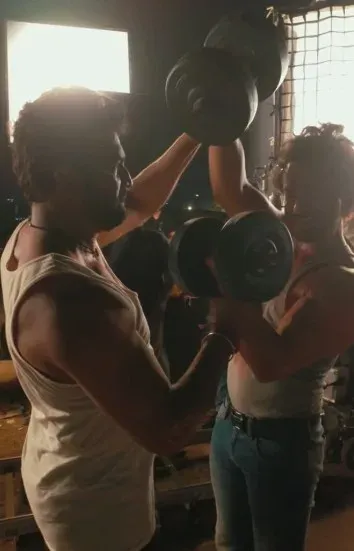 Aayush Sharma calls Sharad Kelkar 'sweetest co-actor' in gym video