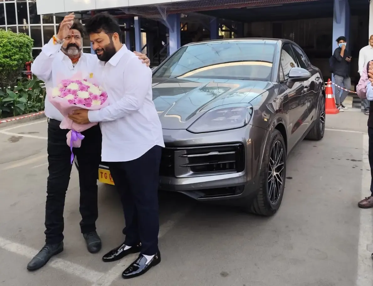 Balakrishna Surprises Thaman with a New Porsche!