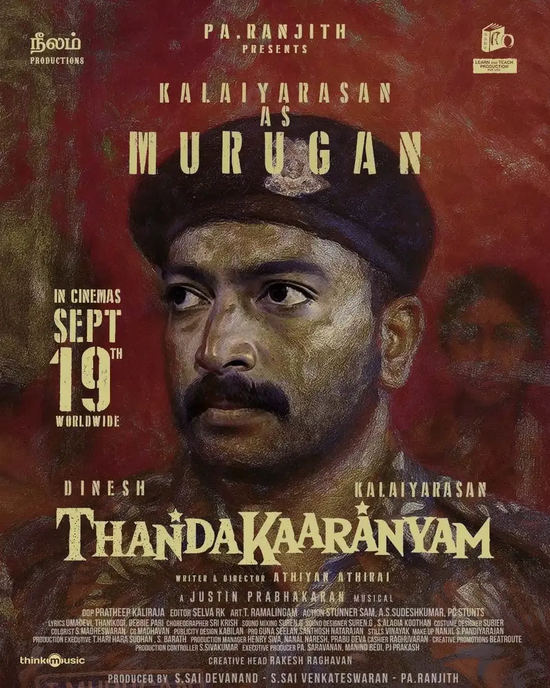 Who is Murugan in Athiyan Athirai's 'Thandakaaranyam' featuring Kalaiyarasan?