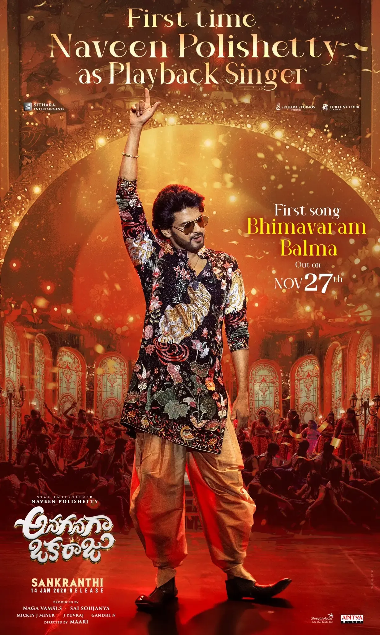 Is Actor Naveen Polishetty Making His Singing Debut in 'Anaganaga Oka Raju'?