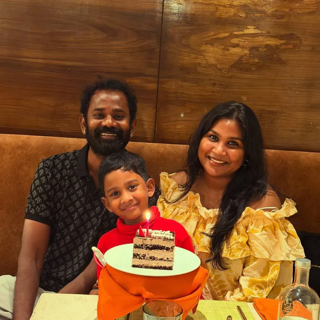 Ramesh Thilak, wife Navalakshmi pen heartfelt note for son's 6th birthday