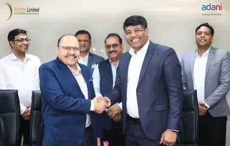 How is Adani Energy Solutions Supplying 60 MW Green Energy to RSWM?