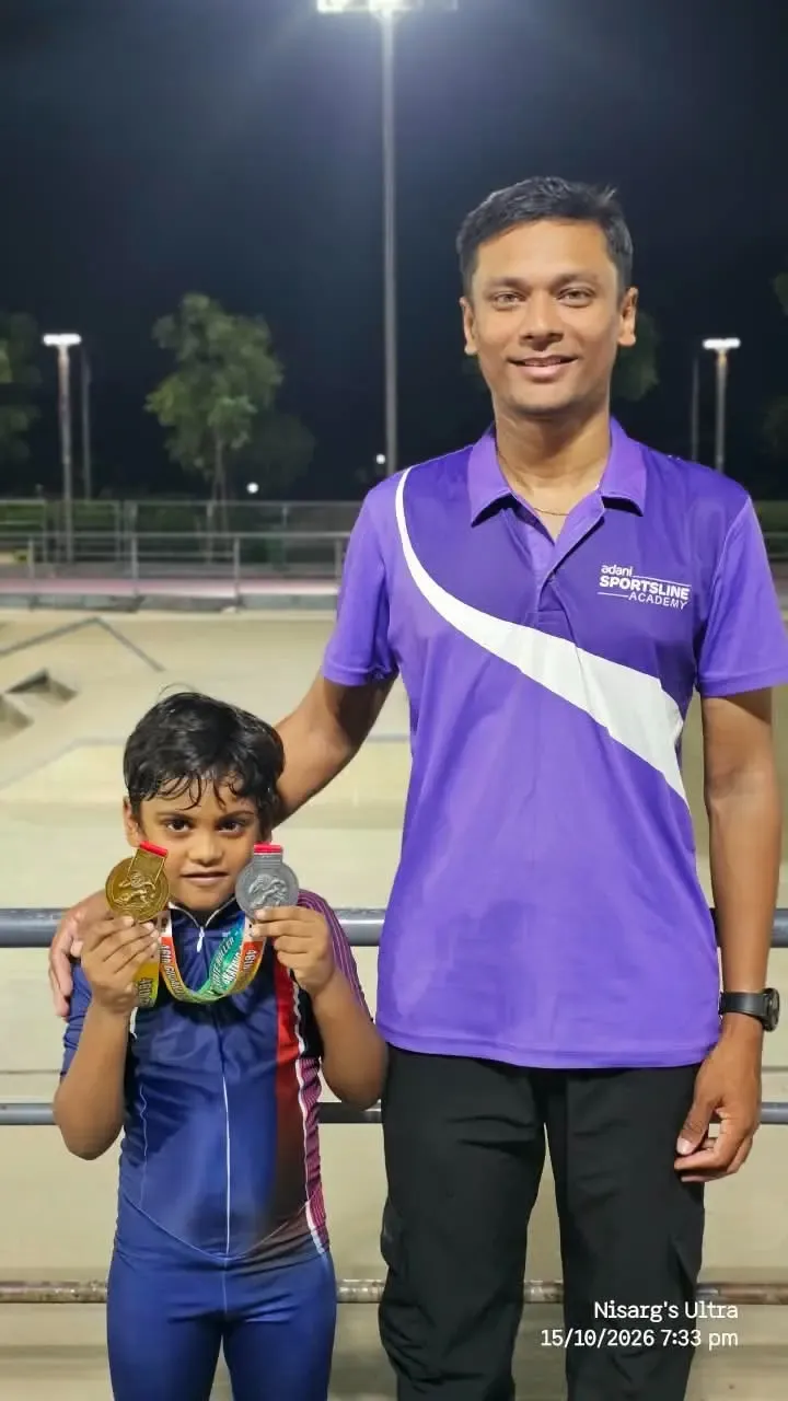 Adani Sportsline Academy wins 15 medals at 46th GSRSA Roller Skating Competition 2026