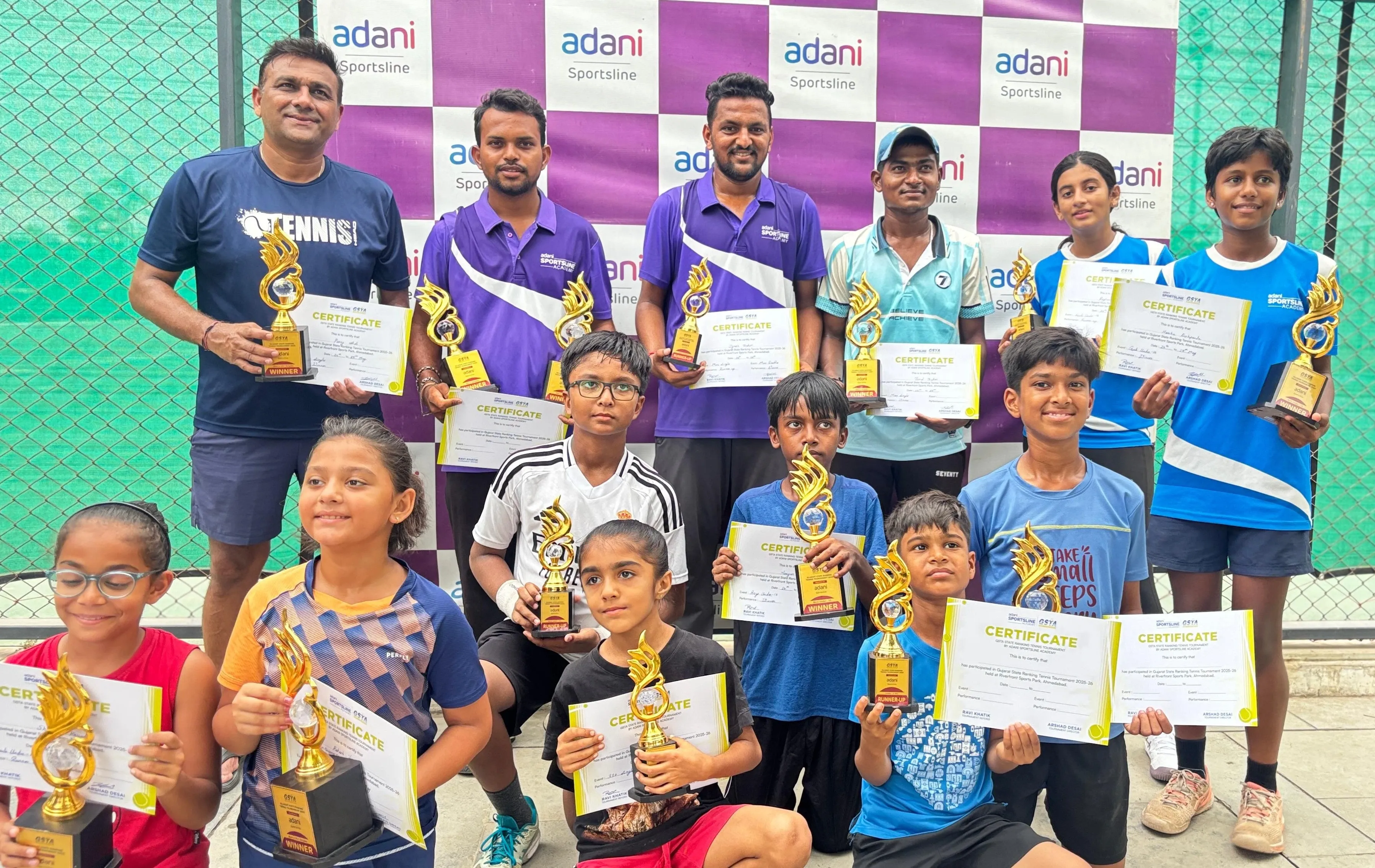 Did Adani Sportsline's Tennis Tournament Set a New Record?