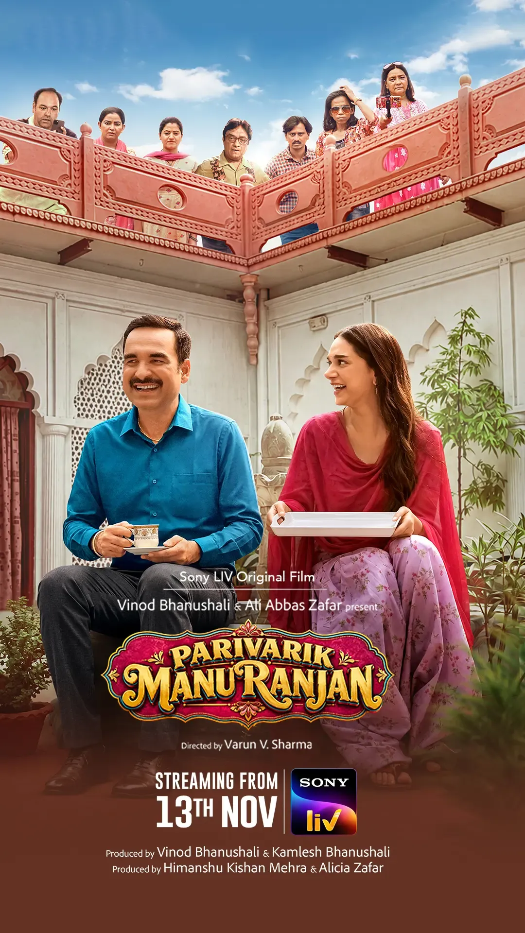 Aditi Rao Hydari on Pankaj Tripathi in 'Parivarik ManuRanjan': His humour is effortless