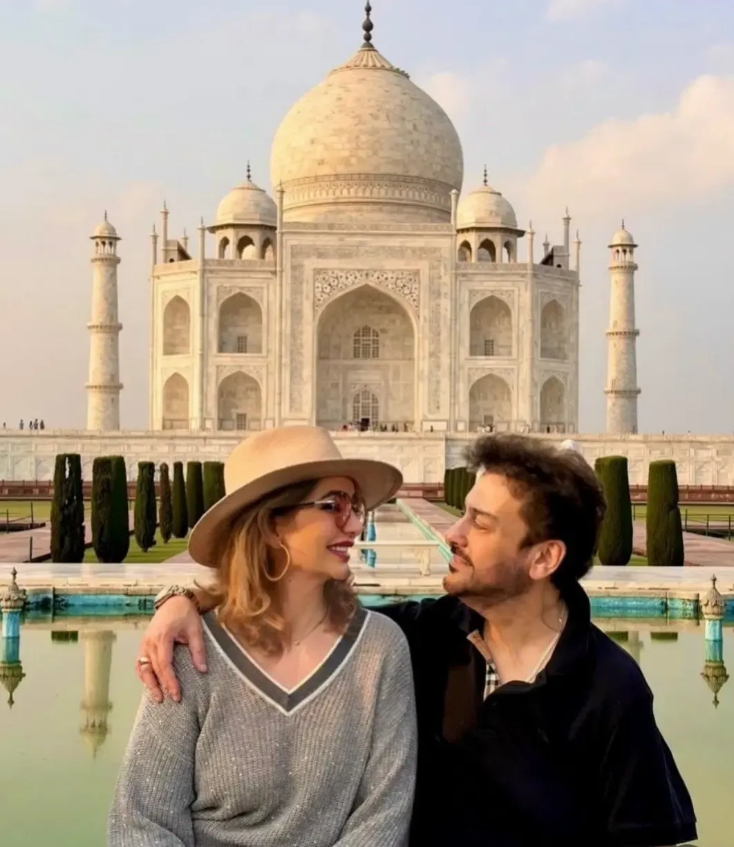 Adnan Sami visits Taj Mahal with wife Roya, calls it 'magnificent monument of Love'
