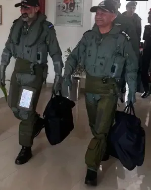 Aero India 2025: IAF and Army Leaders Fly Tejas Together