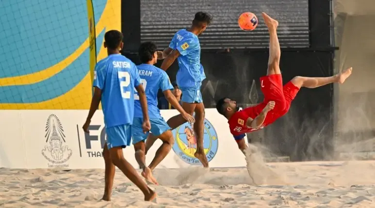 AFC Beach Soccer: India Falls to Kuwait 2-4
