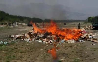 How Did Afghan Authorities Dispose of 65 Tonnes of Expired Food?