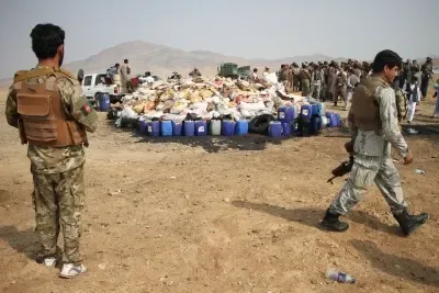 Afghan police destroy six drug labs, seize over 10,000 kg of illicit substances