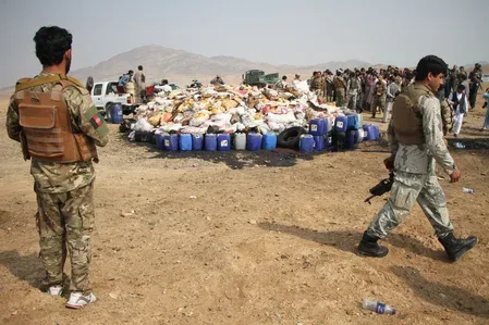 Afghan police seize 42 kg of meth in Faryab province