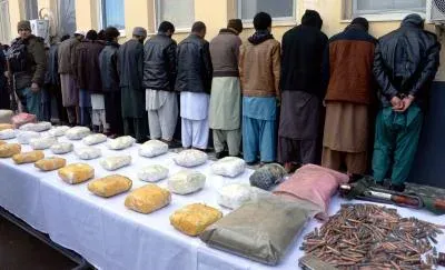 Afghan police seize 25 kg opium, detain 8 in Paktika and Logar ops