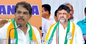 BJP Targets D.K. Shivakumar After CM Siddaramaiah's Dinner Gathering with 35 Congress MLAs
