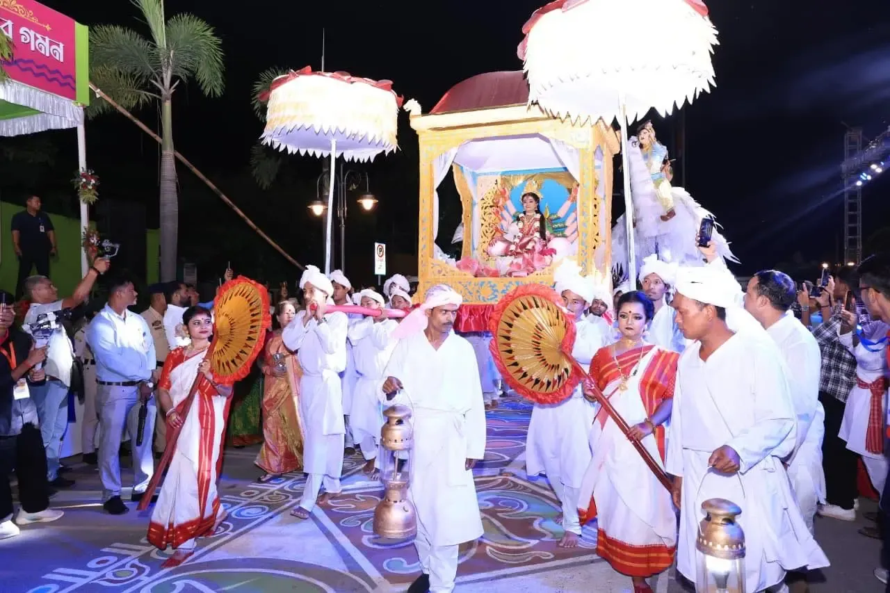 What Cultural Highlights Marked Tripura’s ‘Mayer Gaman’ Carnival After Durga Puja?