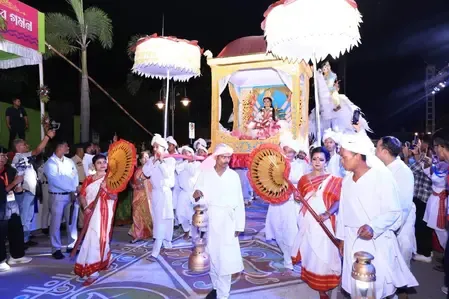 What Cultural Highlights Marked Tripura’s ‘Mayer Gaman’ Carnival After Durga Puja?