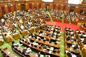 UP Assembly Session Adjourned Indefinitely Amid SP Protests