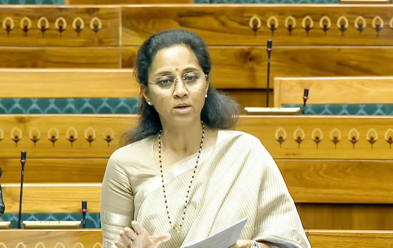 Supriya Sule slams detention of CJP founder Dipke at IGI Airport as unconstitutional