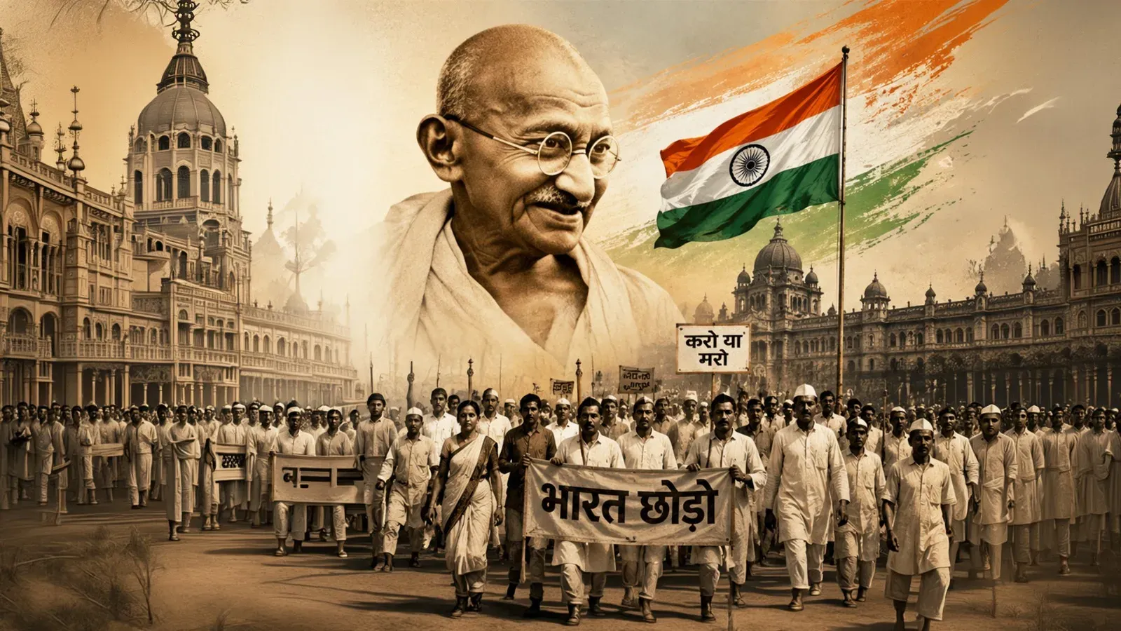 अगस्त क्रांति 1942: 'करो या मरो' की वह अदम्य ज्वाला जिसने ब्रिटिश साम्राज्य की नींव हिला दी