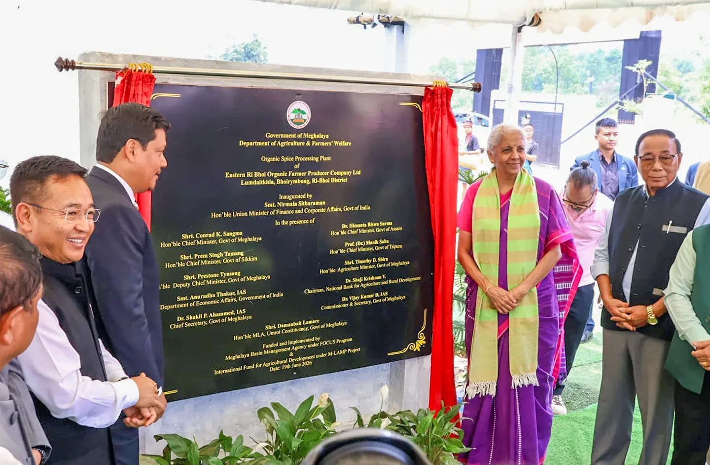 Nirmala Sitharaman inaugurates Northeast India's largest organic spice unit in Meghalaya