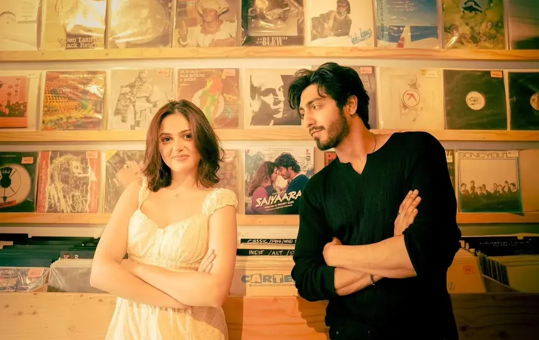 Saiyaara Vinyl LP: Ahaan Panday, Aneet Padda mark 1-year anniversary at Wembley