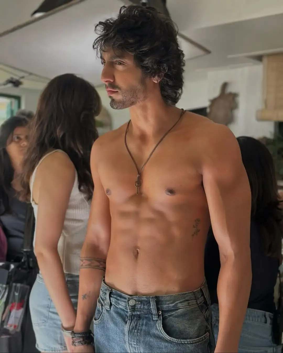 Is Ahaan Panday Showcasing His Sleepy Build Like a Boss?