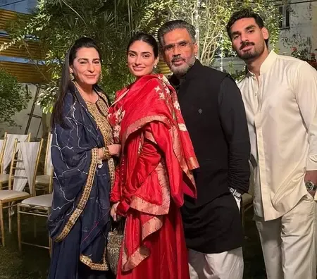 Did Ahan Shetty Just Share a Heartwarming Family Moment at His Brother's Wedding?
