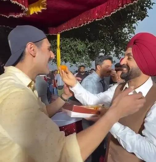 How Did Ahan Shetty Thank Diljit Dosanjh for His Support?