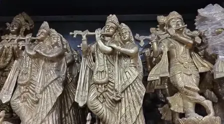 How Are Muslim Artisans in Aligarh Crafting Brass Idols of 'Laddu Gopal' for Krishna Janmashtami?