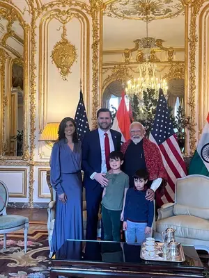 PM Modi and Vance Discuss Nuclear Energy Ahead of US Visit in Paris