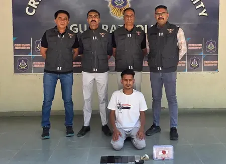 अहमदाबाद क्राइम ब्रांच ने वांछित तस्कर नोमान शेख को पकड़ा, ₹14.63 लाख का मेफेड्रोन बरामद
