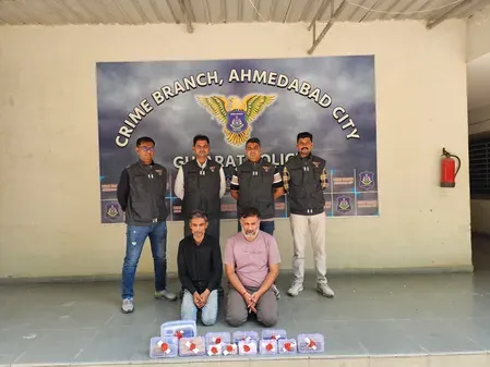 Ahmedabad Crime Branch busts spa-linked drug network, seizes 150g mephedrone worth ₹15 lakh