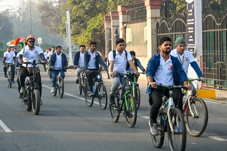 Ahmedabad leads 75th 'Sundays on Cycle' drive for Commonwealth Games Day on May 24