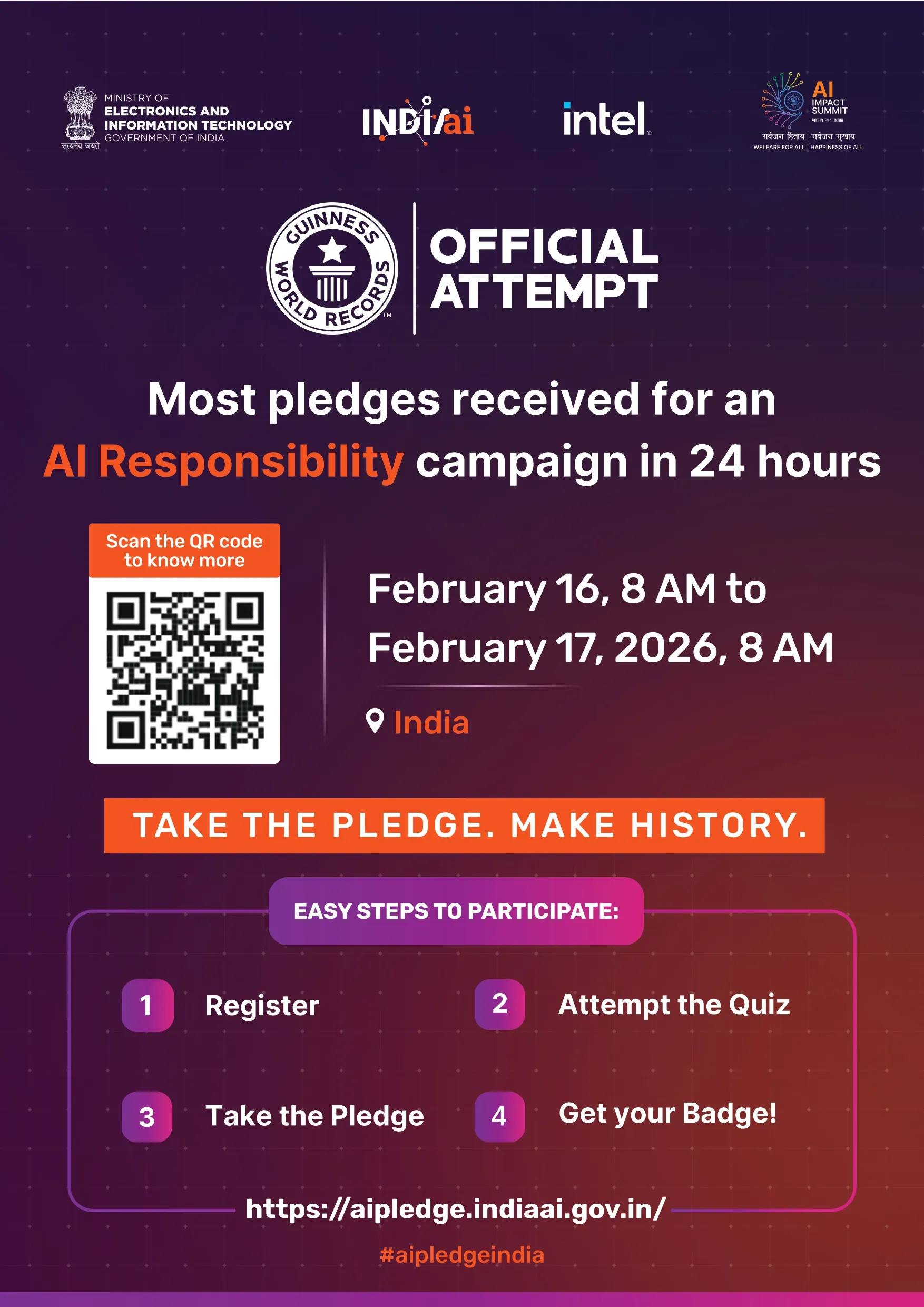 Will the AI Responsibility Pledge campaign set a Guinness World Record?