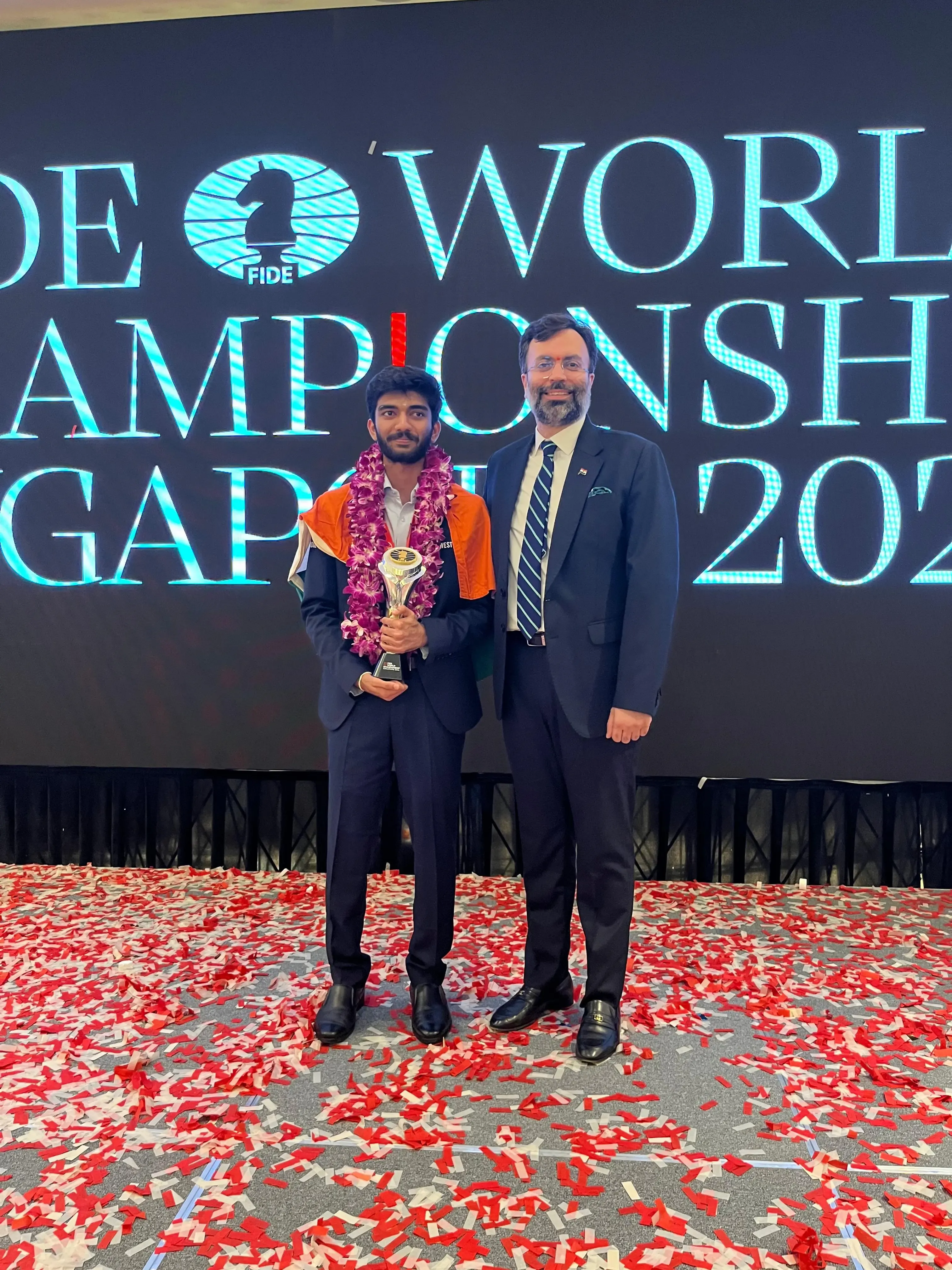 AICF President Narang Commends Gukesh, Declares a New Era of Chess in India