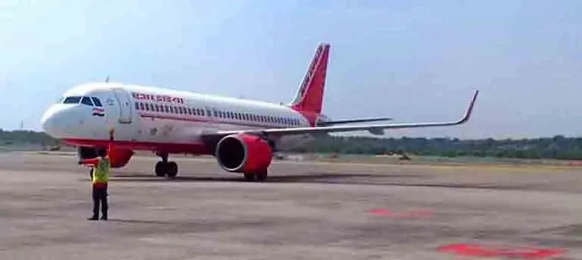 Air India flight AI2802 lands safely after engine fire indication at Delhi airport