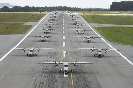 येलहंका में डोर्नियर-228 का 'एलीफेंट वॉक': भारतीय वायुसेना की परिचालन तैयारी का शानदार प्रदर्शन