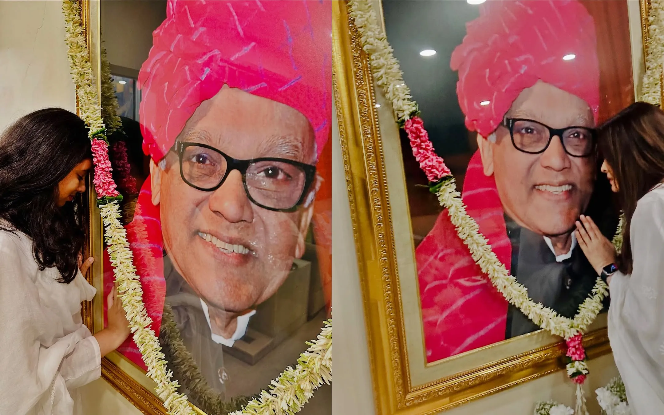 Aishwarya and Aaradhya Honor Late Grandfather on Memorial Day