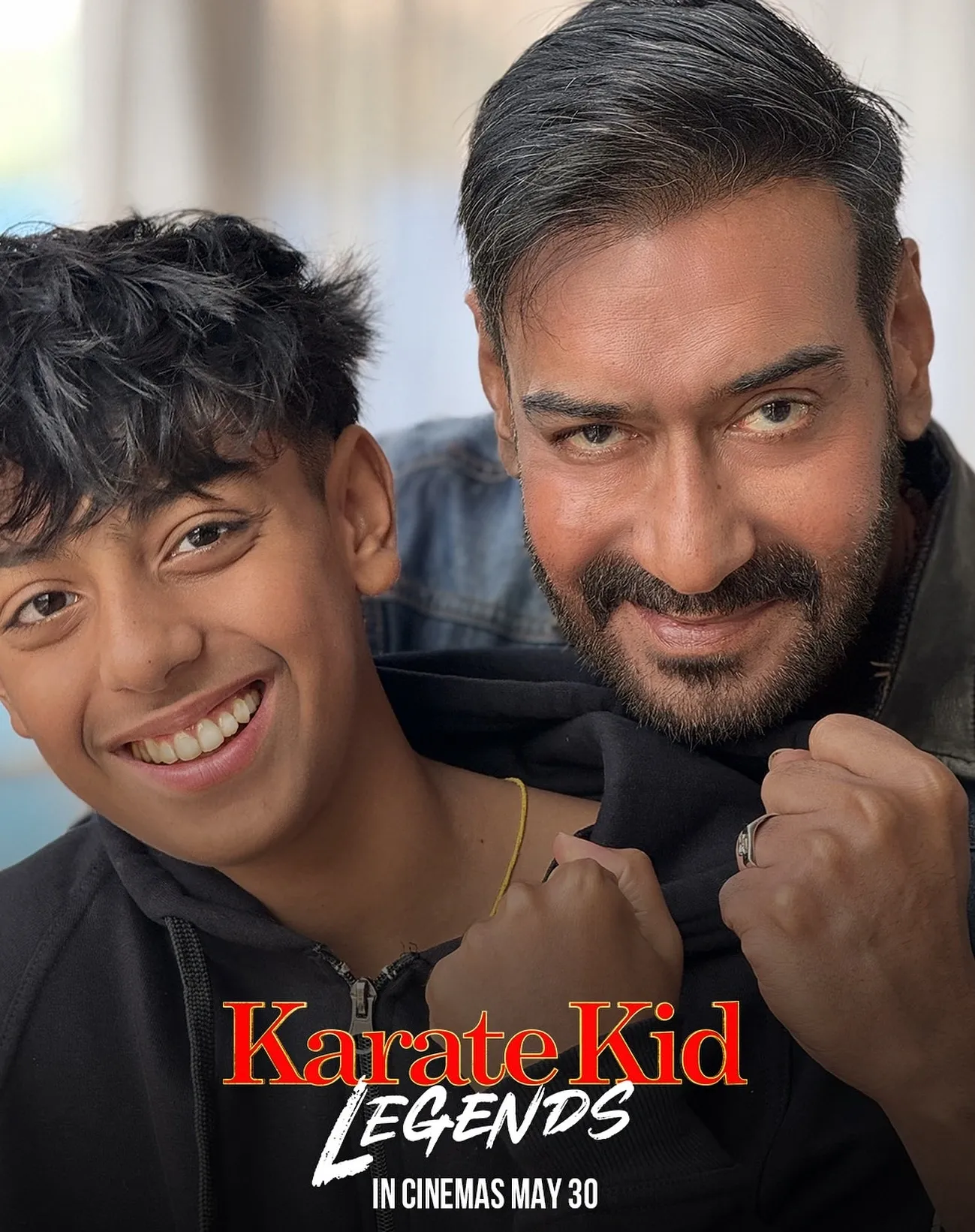 Could Ajay Devgn and son Yug Devgan be the next dynamic duo in Hindi cinema with 'Karate Kid: Legends'?