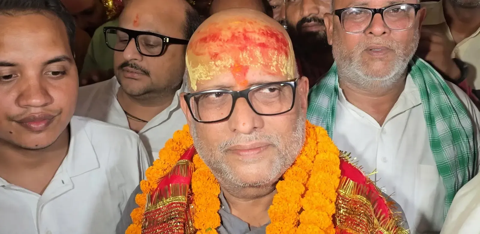 अजय राय का पिंडरा से चुनाव लड़ने का ऐलान, नक्तेश्वरी मंदिर में लिया आशीर्वाद