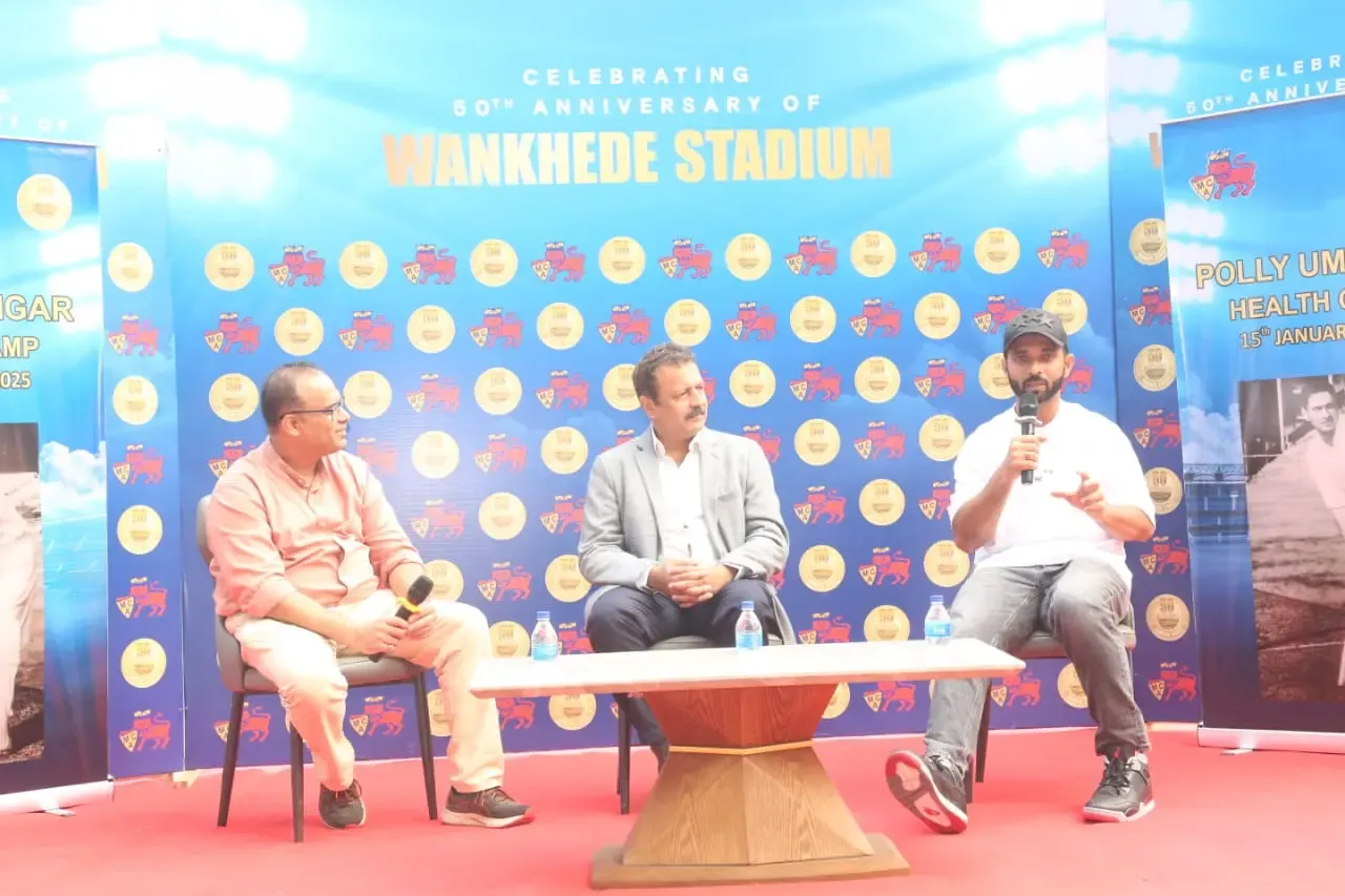 Ajinkya Rahane Celebrates Groundsmen at MCA Event Honoring 1974 Mumbai Team