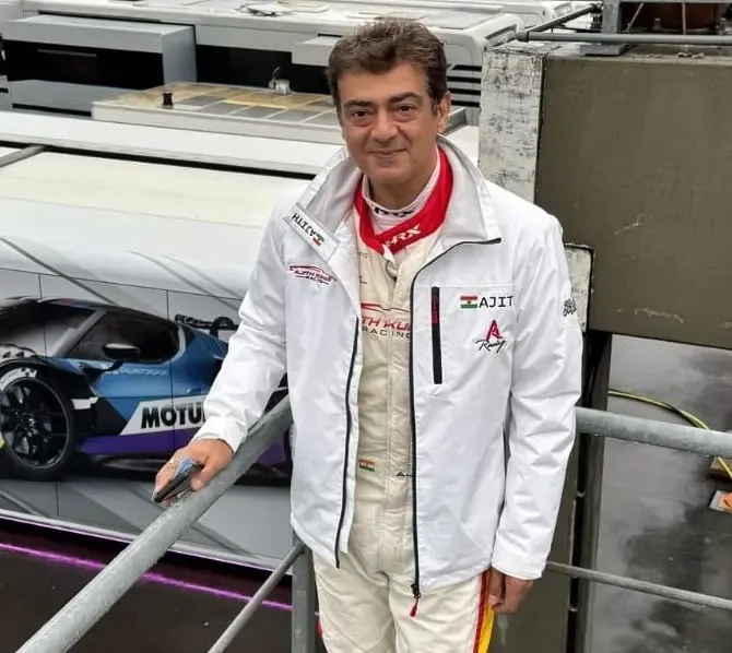 Ajith Kumar Arrives at Circuit De Spa in Belgium for Race Preparations