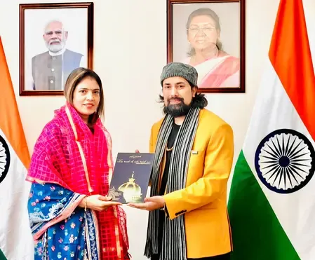 Ajmer Cleric Engages with Indian Ambassador in Russia to Enhance Cultural Bonds