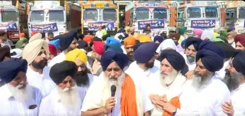 Did Akali Dal Chief Flag Off 100 Trucks of Maize Silage for Flood-Hit Punjab?