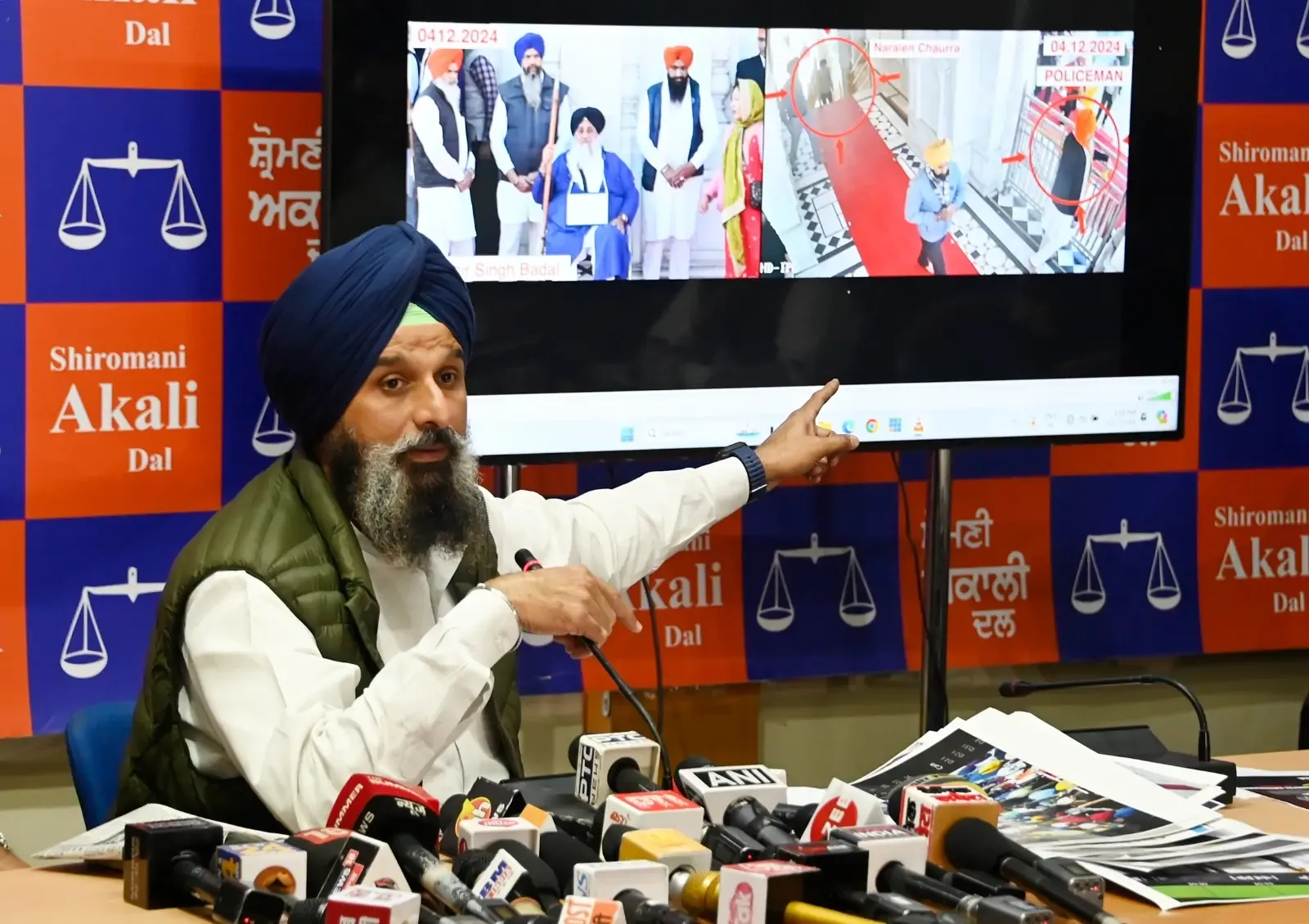 Shiromani Akali Dal to Present Evidence to Governor Regarding Sukhbir Badal's Assassination Attempt