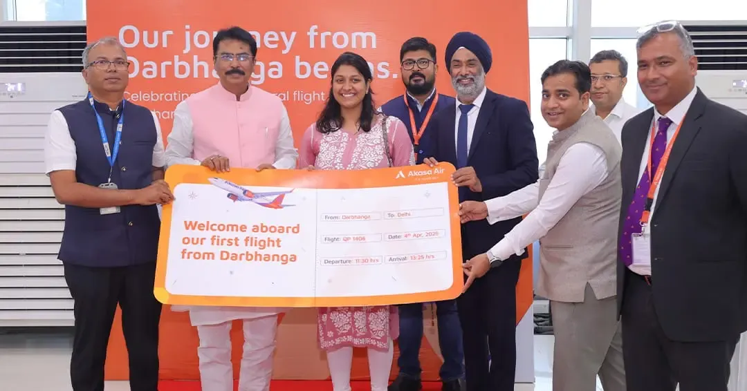 Akasa Air Commences Delhi-Darbhanga Flight Services